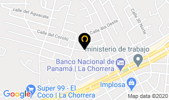 Mapa de Lic. Marcos Anderson en La Chorrera