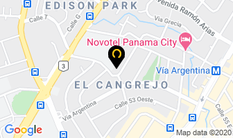 Mapa de Licores Tip Top en Panamá