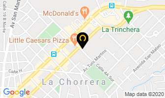 Mapa de Mi Linda Mascota en La Chorrera