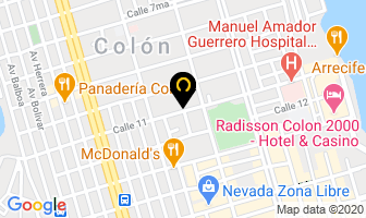Mapa de Miami Express en Barrio Colón