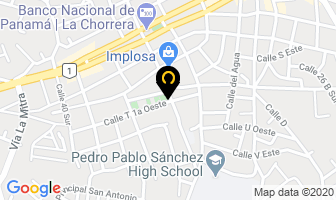 Mapa de Ministerio Ciudad De La Fe en La Chorrera