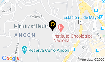 Mapa de Ministerio De Salud en Panamá