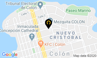 Mapa de Mlc (multimodal Logistic Corp) en Panamá