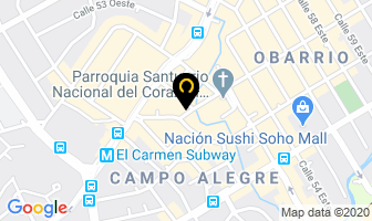 Mapa de Moreno & Arjona-bureau en Panamá