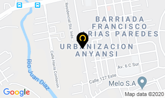 Mapa de Multiservicios Peval en Juan Díaz