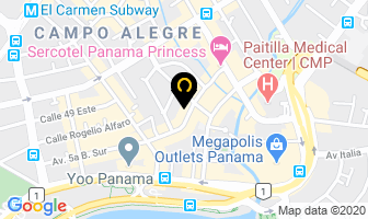 Mapa de New Horizons Panama en Panamá