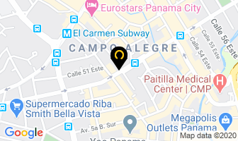 Mapa de Nicolina Sal Y Dulce en Panamá