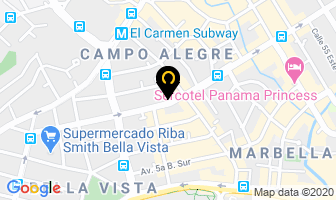 Mapa de Nova Cajas Fuertes, S.a. En PanamÁ en Panamá