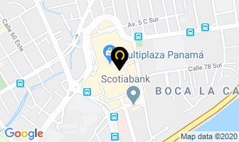 Mapa de Omega Boutique en Panamá