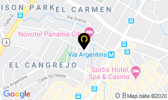 Mapa de Omega Stereo en Panamá