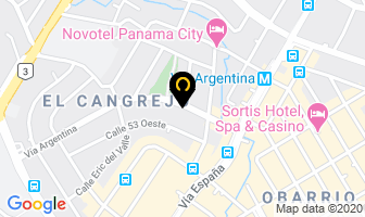 Mapa de Panaderia Los Venezolanos en Panamá