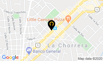 Mapa de Panaderias Cesarin en La Chorrera