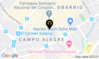 Mapa de PanamÁ Geomatics, S A en Panamá