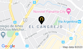 Mapa de Panama Care en Panamá