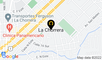 Mapa de Panama La Chorrera en Panamá