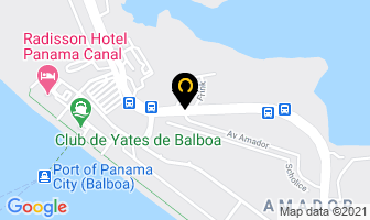 Mapa de Panama Yachts Sales en Panamá