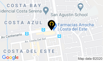Mapa de Papa John's Pizza en Panamá