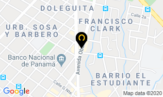 Mapa de Pastora Digna Aguirre en David
