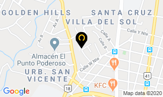 Mapa de PensiÓn Don Pancho en David