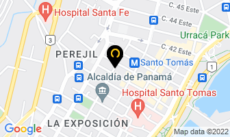 Mapa de Pensión Las Palmeras S.a. en Panamá