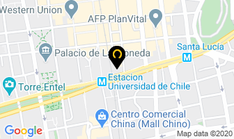 Mapa de Piropos Salon en Santiago