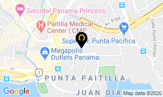 Mapa de Pita Pan en Panamá
