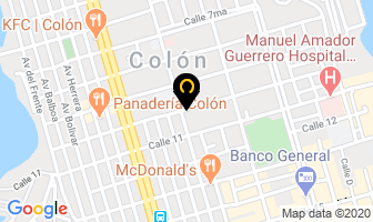Mapa de Pizzanova No 1 en Barrio Colón