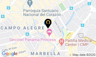 Mapa de Princess Entertainment Panama en Panamá