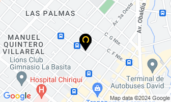 Mapa de Productos Químicos Ibis S.a en David