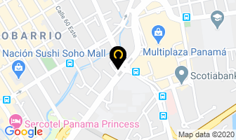 Mapa de Professional Beauty Store en Panamá