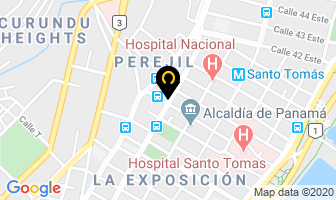 Mapa de Quality Uniforms en Panamá
