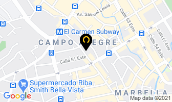 Mapa de Restaurante Barandas en Panamá