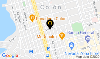 Mapa de Restaurante Chuxing en Barrio Colón