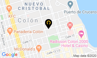 Mapa de Rizzos Internacional en Barrio Colón