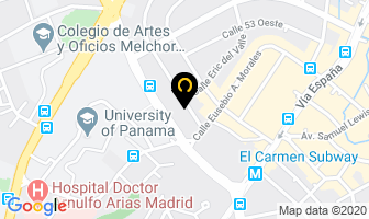 Mapa de Sanchez Acevedo & Ortega en Panamá