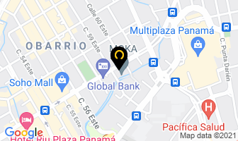 Mapa de Seguros Garzon en Panamá