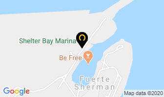 Mapa de Shelter Bay Marina en Colón