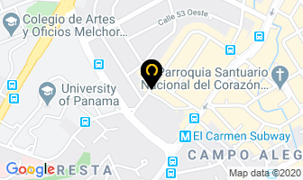 Mapa de Siempre K en Panamá