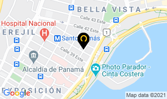 Mapa de Tc "te Cuidamos" en Panamá