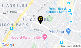 Mapa de Telas Twiggy en Panamá