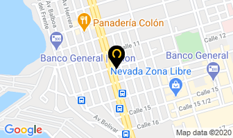 Mapa de Templo Calvario en Barrio Colón