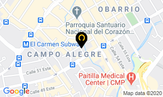 Mapa de The Boss Party en Panamá