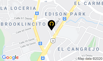 Mapa de The Oxford School en Panamá
