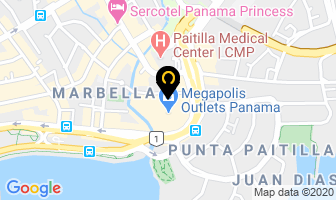 Mapa de Tienda Volumen Brutal en Panamá