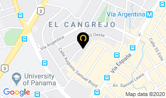 Mapa de Universidad Del Arte Ganexa en Panamá