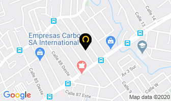 Mapa de Ventas Y Servicios Generales Mica en Panamá