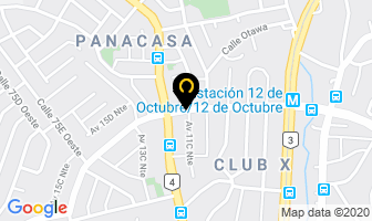 Mapa de Ventas Y Servicios Jimenez en Panamá