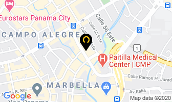 Mapa de Vidal Y Vidal Asociados en Panamá