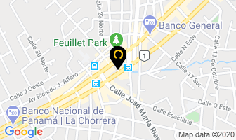 Mapa de Vidrio Y Fumigadora Mora, S A en Barrio Colón