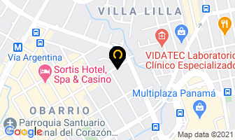 Mapa de Worldcom Panama en Panamá